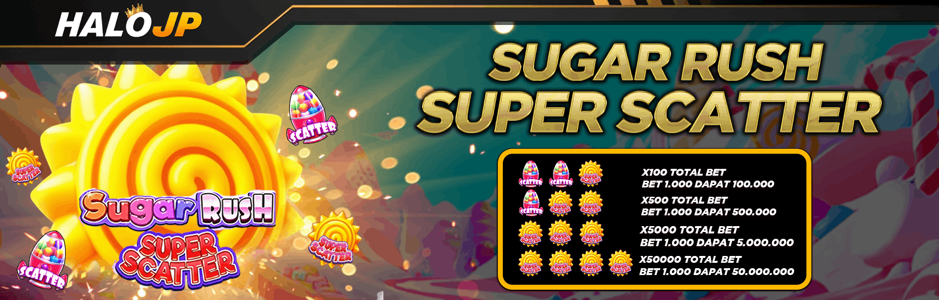 SUGAR RUSH SUPER SCATTER