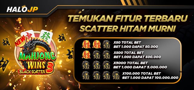 FITUR SCATTER HITAM